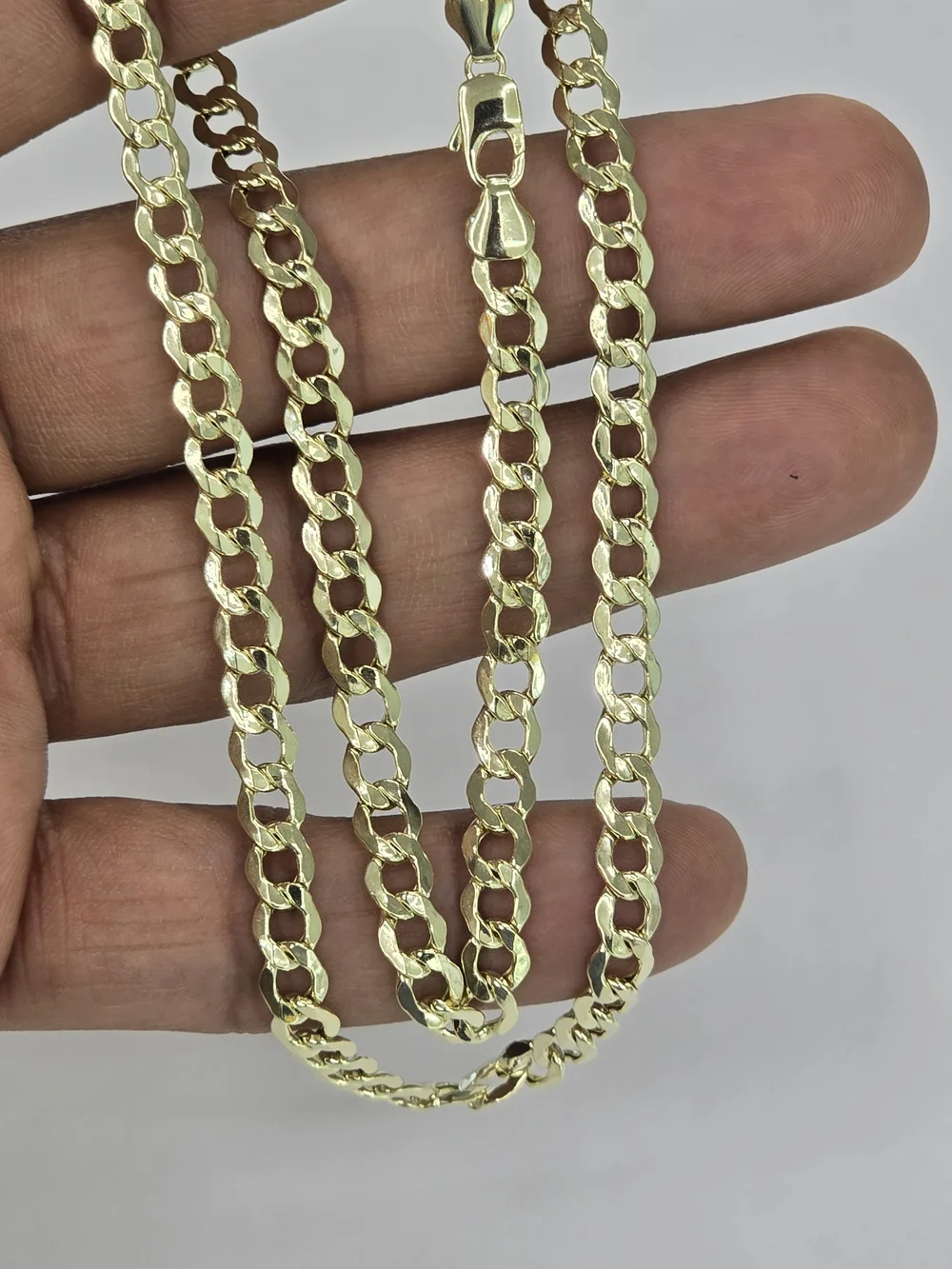 10k Real Gold Cuban Chain 5.7 Mm 20 Inches